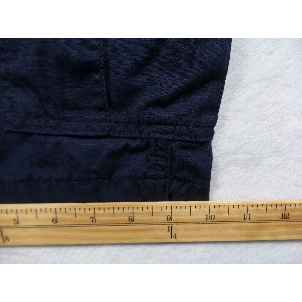 Levis‎ Shorts Mens Size 29 Blue Ripstop Canvas Cargo Pockets High Rise Outdoor